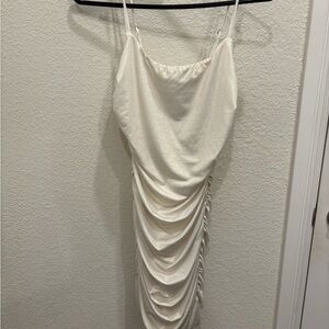 Lucy in the Sky ruched Slip Dress